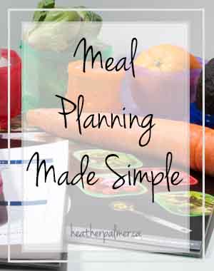 meal planning made simple